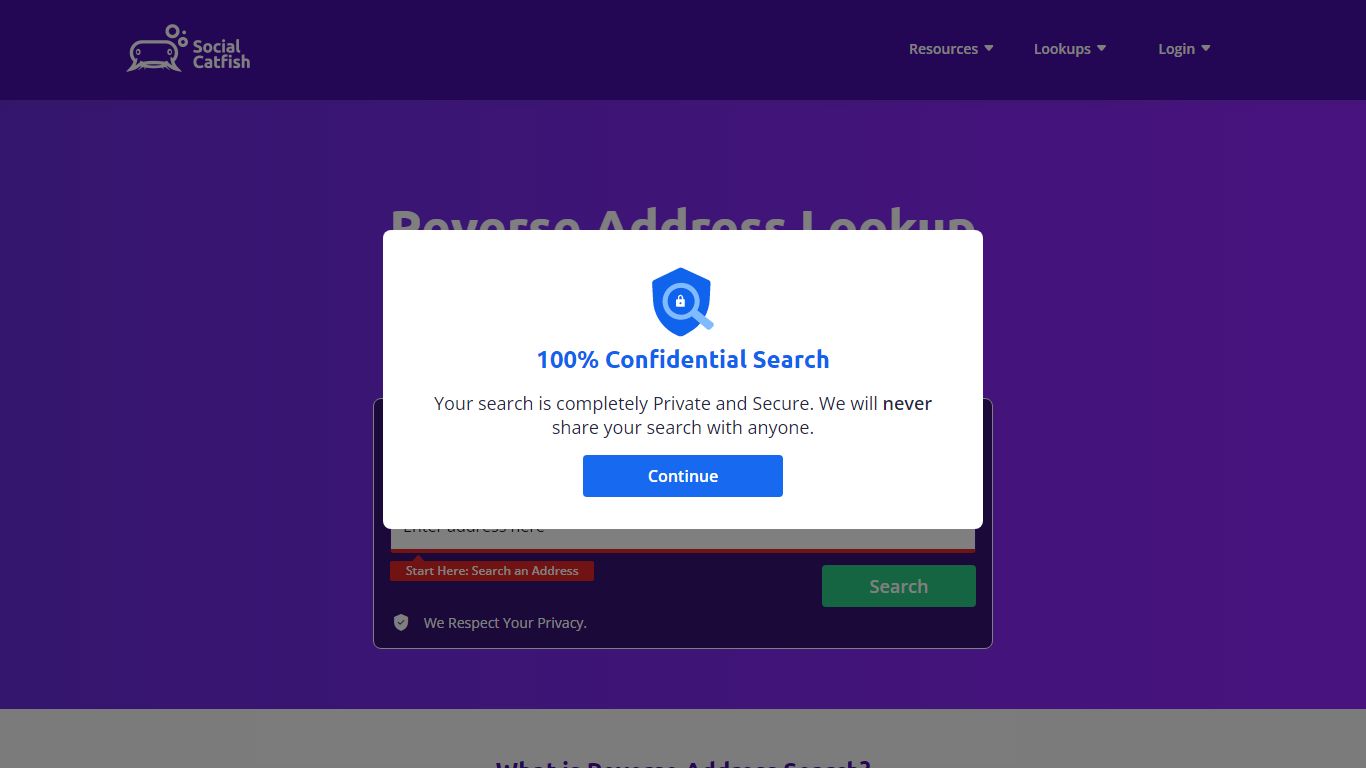 Reverse Address Lookup | People Search - SocialCatfish.com